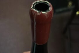 Has anyone ever seen wax over a foil capsule?