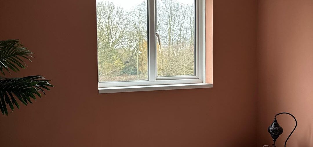 How can I put wide curtains up here?