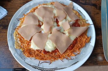 Galette carotte pizza raclette