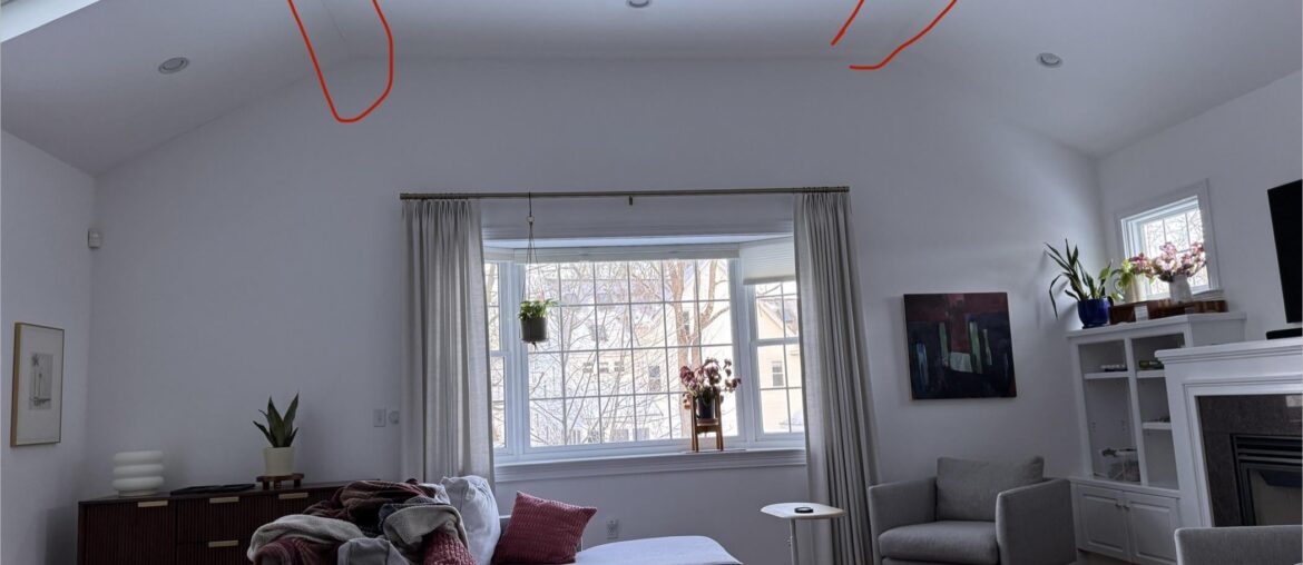 Vaulted ceiling help?
