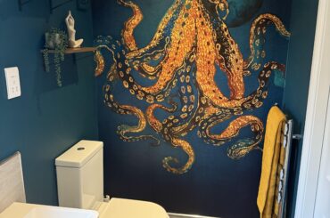 There is an octopus in my bathroom!