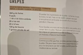 Avis sur cette recette de pâte à crêpes (issue d’un livre)?