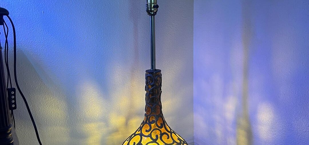 What shape/style lampshade would pair well with this lamp?