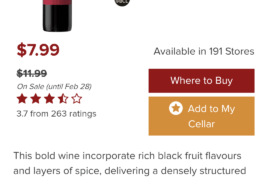 This might be the best value wine I've ever tried ($8 CAD)