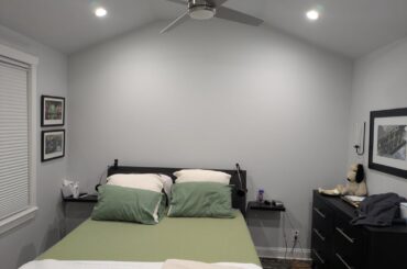 Wallpaper and new bedding