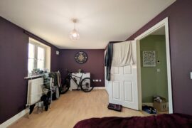 Just painted my bedroom mind the mess. It's a work in process new flat.