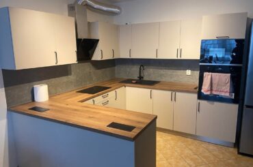 After and before kitchen area