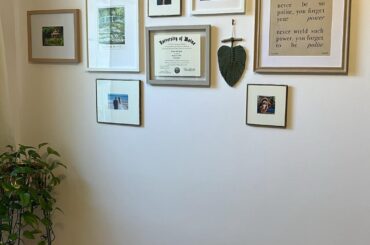 How would you arrange this gallery wall?