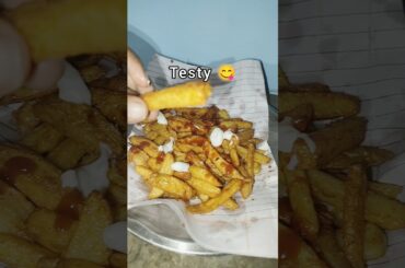 Perfect Crispy French Fries 🤤 | Secret Trick Revealed!#food #recipe #frenchfries #foodie #shorts