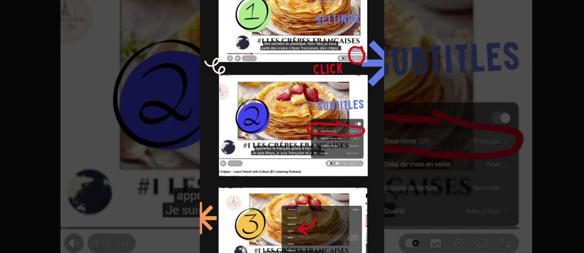 How listening french with Subtitles in Your Language ? How listening french with Subtitles in Your Language ?