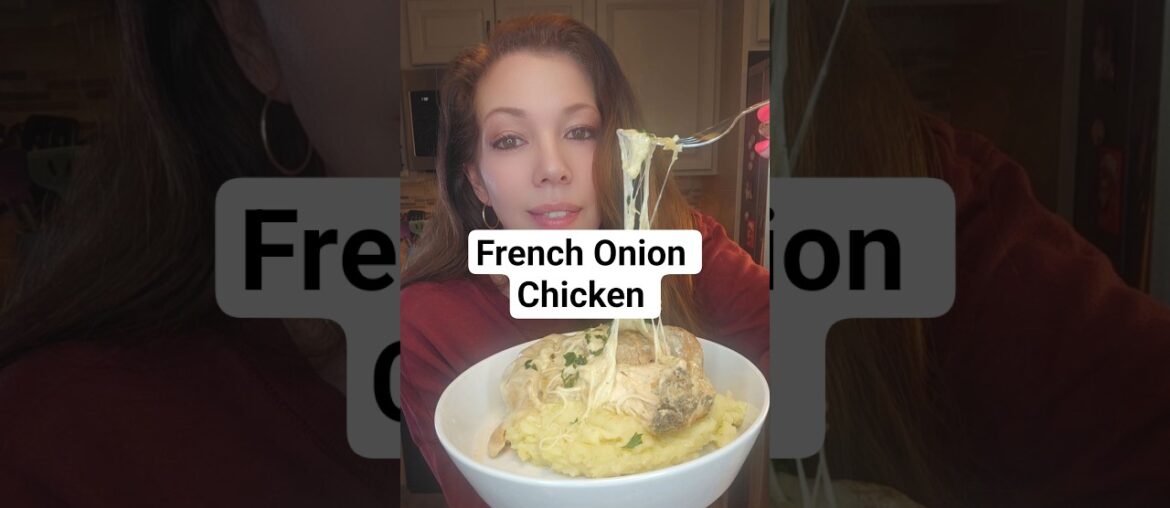 Not To Brag…But French Onion Chicken In The Crockpot 😮🔥 Not To Brag…But French Onion Chicken In The Crockpot 😮🔥