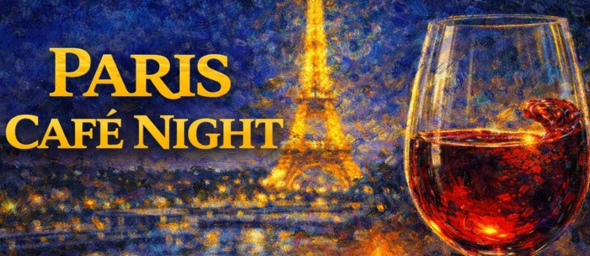 ☕ 𝗣𝗔𝗥𝗜𝗦 𝗖𝗔𝗙𝗘 𝗡𝗜𝗚𝗛𝗧— Romantic French Wine Lounge | Cozy Dinner Music