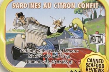 French Sardines in Pickled Lemon Review | Canned Seafood Reviews