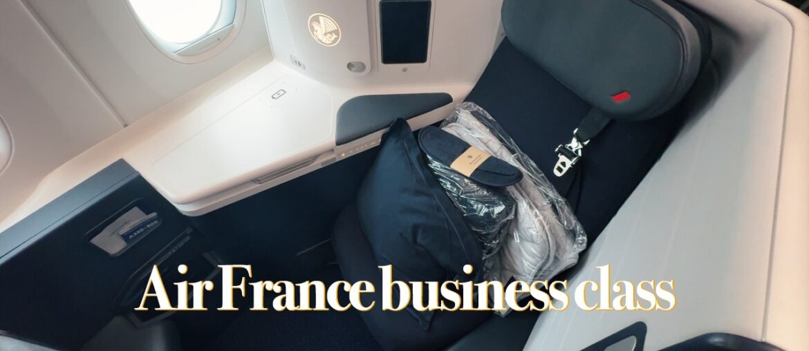 Air France A350 Business Class Experience
