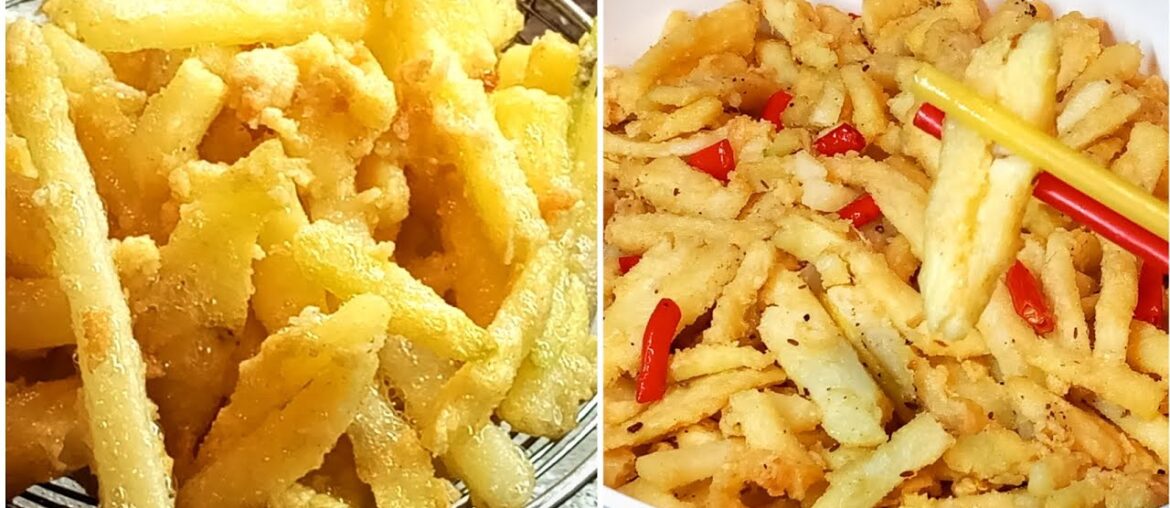 🔥Crispy Chilli Garlic Fries Recipe | Spicy Street-Style French Fries at Home! 🔥