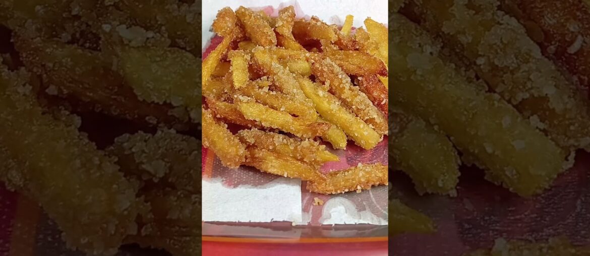 French Fries making with asmr eating #asmr #shorts #cooking