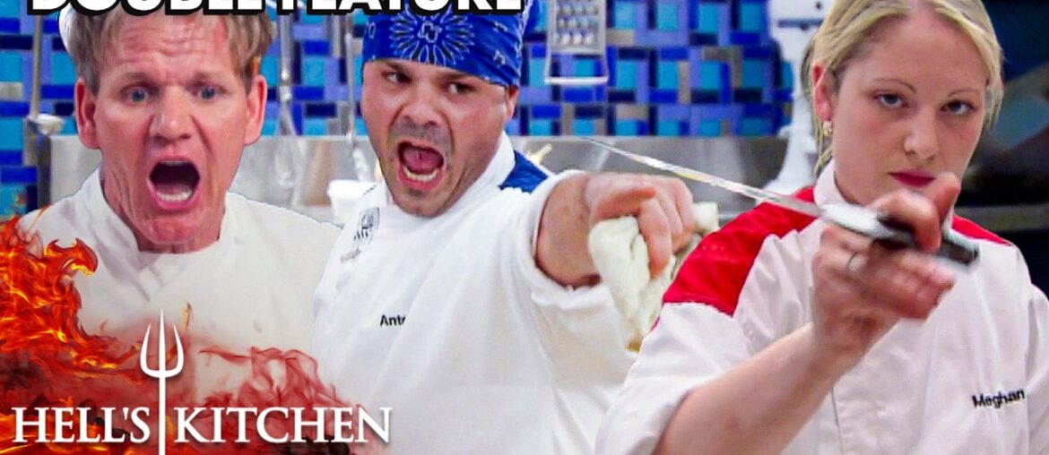 No Man Survives Gastropub Night | Hell's Kitchen Double Episode