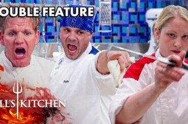 No Man Survives Gastropub Night | Hell's Kitchen Double Episode