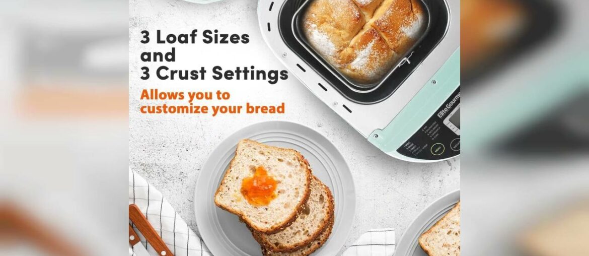 Review: Elite Gourmet Programmable Bread Maker, 2 lb Loaf, 3 Sizes, 19 Presets incl. Gluten-Fr...