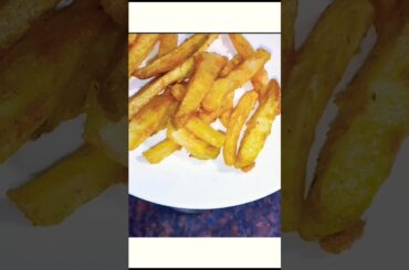 Crispy homemade French fries 🍟!Recipe in comment #shorts #ramzan #ramzansnacks