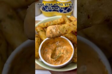 Crunchy French Fry recipe #shorts#trending #cooking #shortsfeed