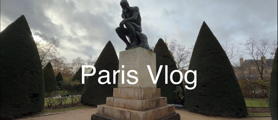 Paris Vlog 🇫🇷 | Ep. 7 Musée Rodin 🤔 2nd arrondissement 🚶left bank book shopping 📚