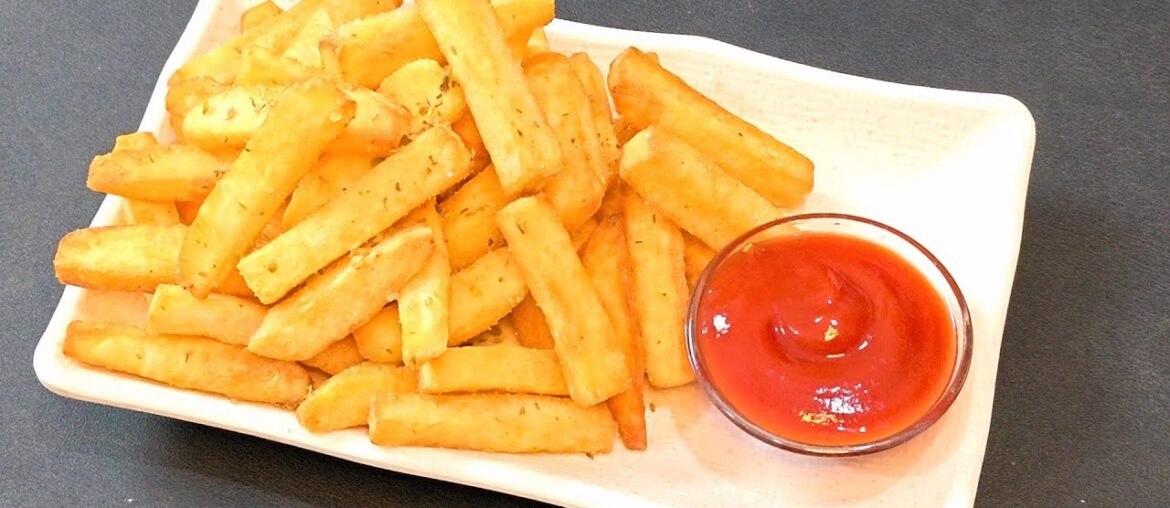 French Fries Recipe | Homemade Crispy French Fries Recipe