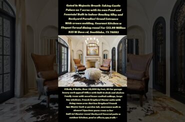 Gated in Majestic Breath-Taking Palace on 7 acres with indoor bowling alley and Backyard Paradise