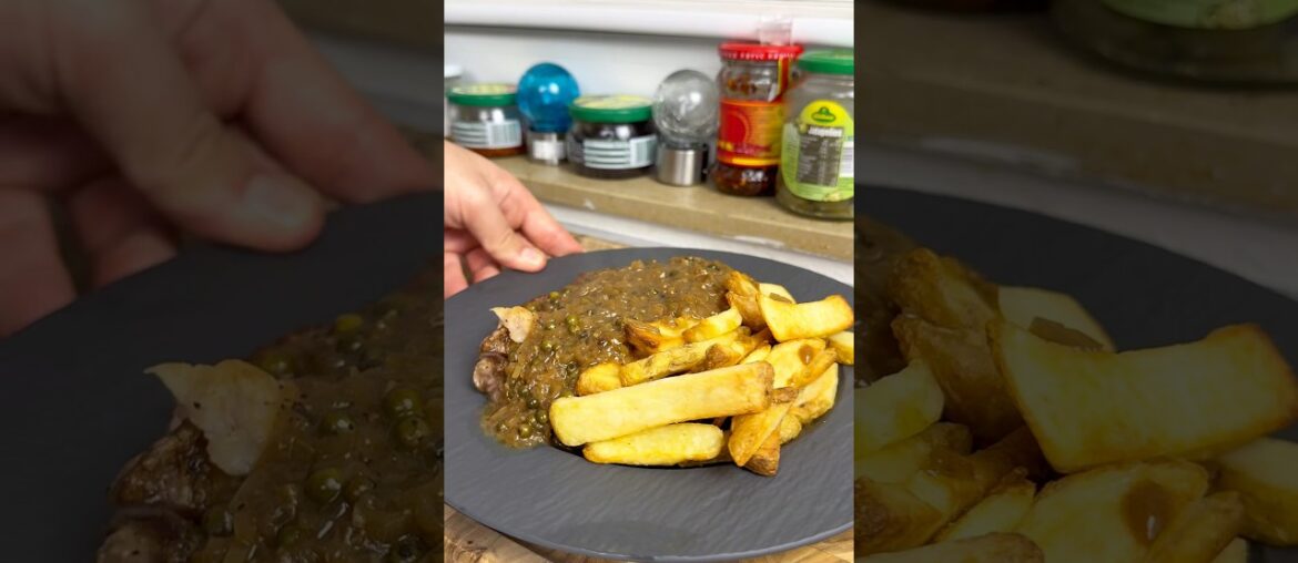 Steak au Poivre 🥩😍  #shorts #viralshort