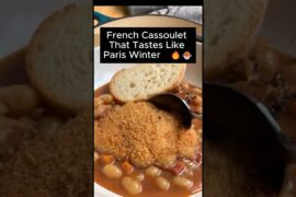 French Cassoulet That Tastes Like Paris Winter 🇫🇷🔥🍲#cassoulet #frenchcuisine #comfortfood #foodshort