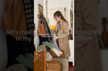 Let’s make a simple French meal in my tiny Parisian kitchen #paris #recipe #cooking #kitchen #meal