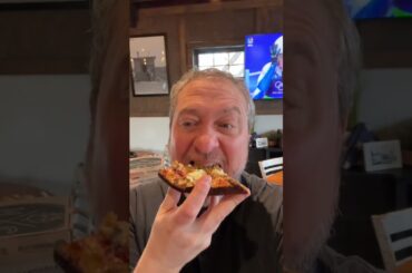 Bar pizza and hand cut fries at the Nashoba Club in Ayer MA.