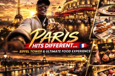 Paris Hits Different… 🇫🇷 | Eiffel Tower & Ultimate Food Experience