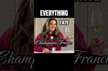 EVERYTHING I ate- Champagne, France🇫🇷#travelvlog #traveltips #champagne #reims #epernay #france