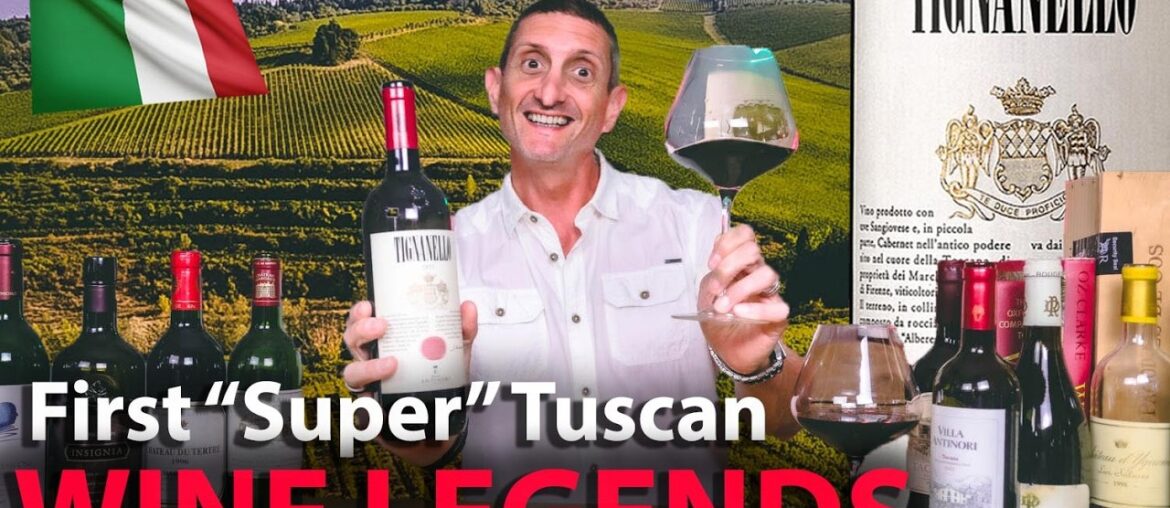 Wine Legends: The First Super Tuscan Wine - (How Good is Tignanello?)