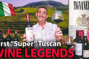 Wine Legends: The First Super Tuscan Wine - (How Good is Tignanello?)