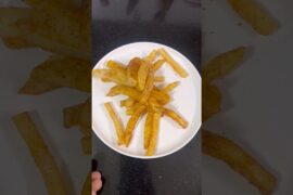 Oil Free French Fry Recipe #frenchfryrecipe #frenchfry