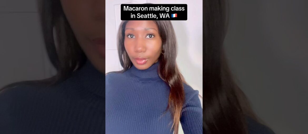 Macaron making class in Seattle Pike Place French bakery #seattle #macarons #seattlelove