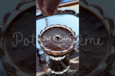 Chocolate Pot de Crème #french #dessert #recipe