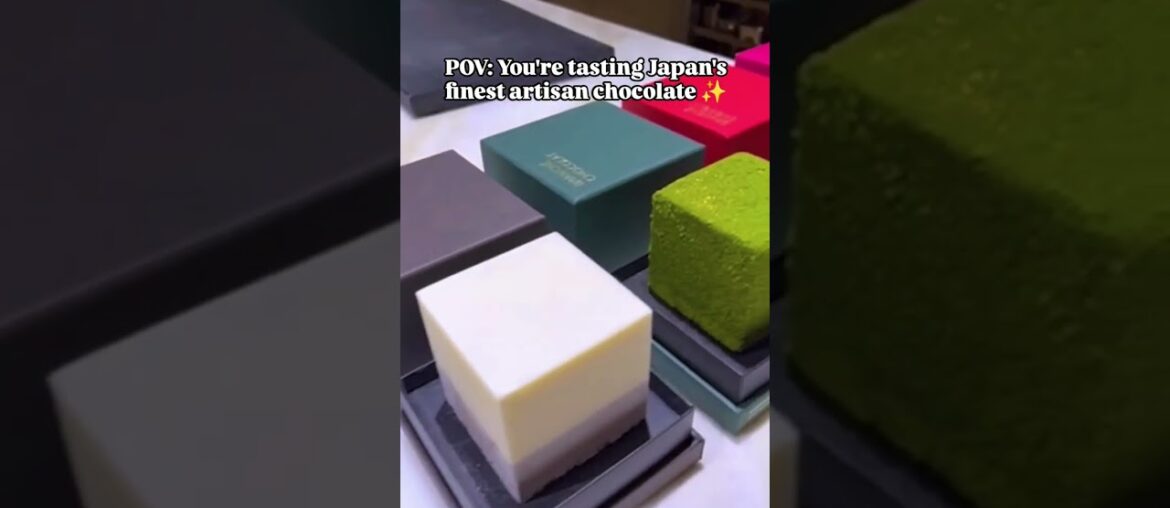 Japan’s LUXURY chocolate masterpiece! 🇯🇵🍫✨ Japan’s LUXURY chocolate masterpiece! 🇯🇵🍫✨