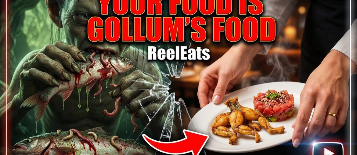 🎬 The Lord of the Rings: Gollum's Disgusting Food That's Actually Trending Today #asmr #reeleats