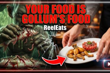 🎬 The Lord of the Rings: Gollum's Disgusting Food That's Actually Trending Today #asmr #reeleats