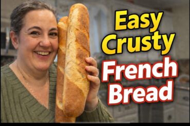 Crusty French Bread in the Bread Machine (Shaped & Oven Baked!)