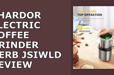 SHARDOR Electric Coffee Grinder Herb Blade Grinder Spices Grinder with 2 Removable Review