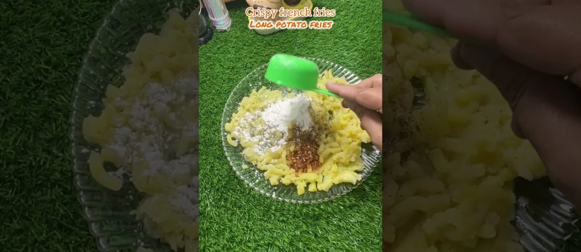 Crispy french fries at home ! Delicious ! Potato recipe! Potato snacks #shorts #shortcooking #snacks