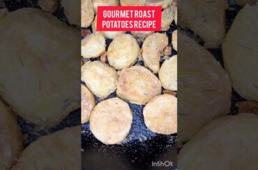 Gourmet Roast Potatoes plus potato chip recipe 🤤 #cooking #roast #potato #zerowaste