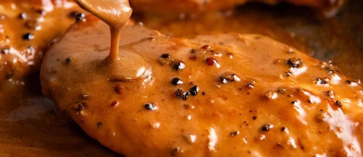 JB's Chicken au Poivre (French Chicken with Creamy Peppercorn Sauce)