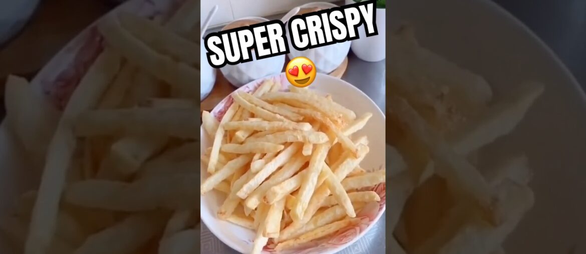 Perfect Crispy French Fries at Home 🍟 | Super Satisfying Shorts Perfect Crispy French Fries at Home 🍟 | Super Satisfying Shorts