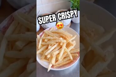 Perfect Crispy French Fries at Home 🍟 | Super Satisfying Shorts