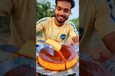 Caramel Bread Pudding Recipe 🍮 #shorts #shortvideo #pudding #cookingvideo